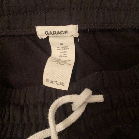 Black joggers from Garage in size medium! - Picture 3 of 4